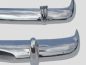Preview: Volvo AMAZON Kombi Edelstahlstoßstangen Satz mit Hörnern