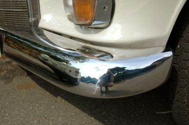 Stainless Steel Bumpers US Version for Mercedes W110 (Fintail)