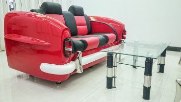 Sofa Mercedes 190SL rear