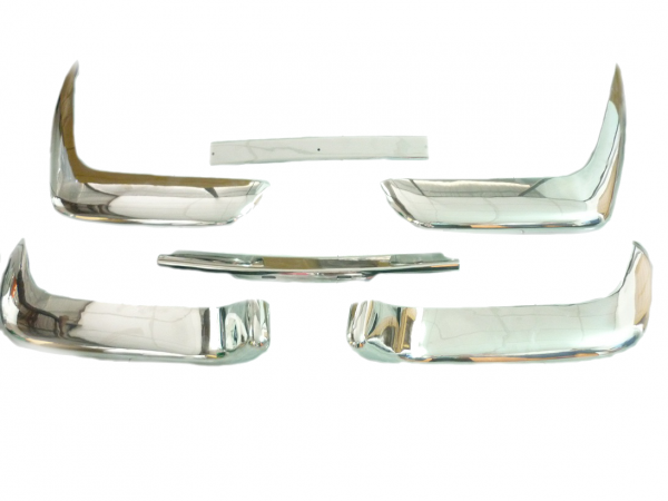 P1800 Stainless Steel Bumpers Set - Cowhorn