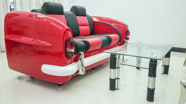 Mercedes 190 SL Sofa - Heck